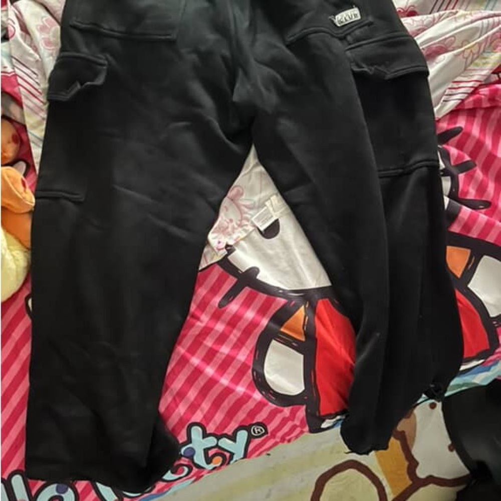 Black Cargo Pants